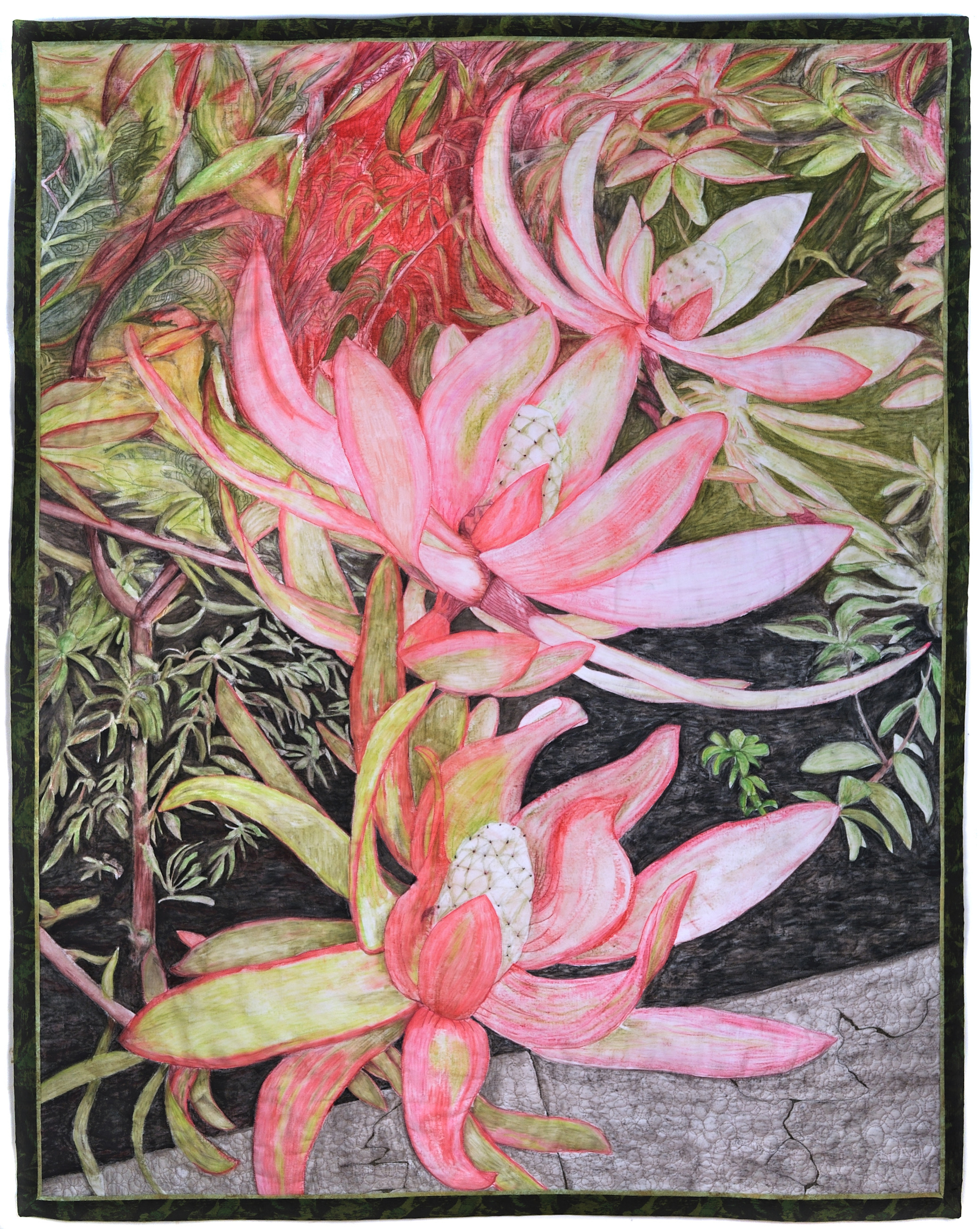 a painted quilt